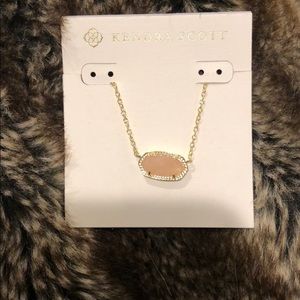 Kendra Scott color bar series gold necklace